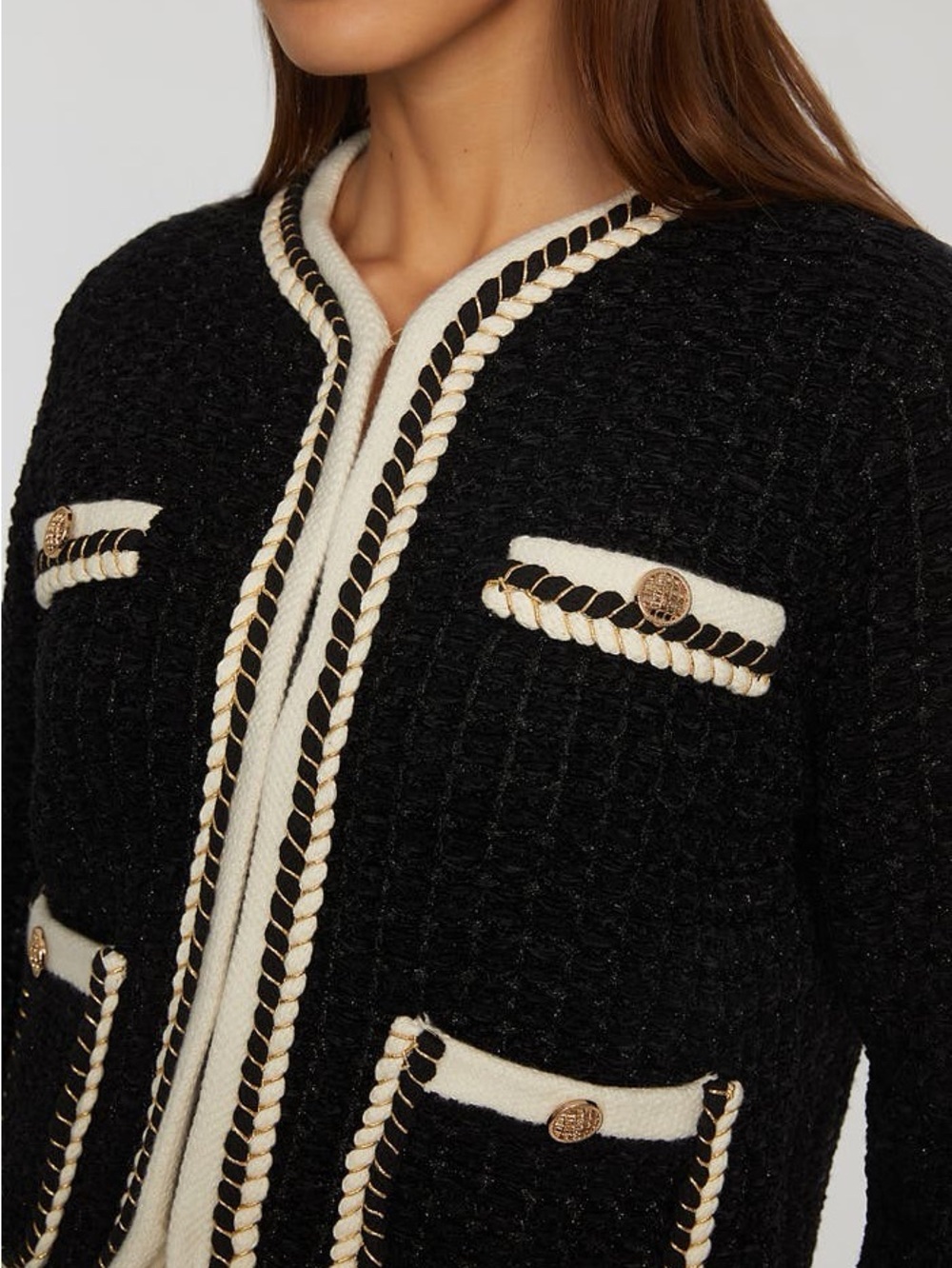 Elie Tahari Koka Wool-Blend Cardigan Size XL - Picture 5 of 16